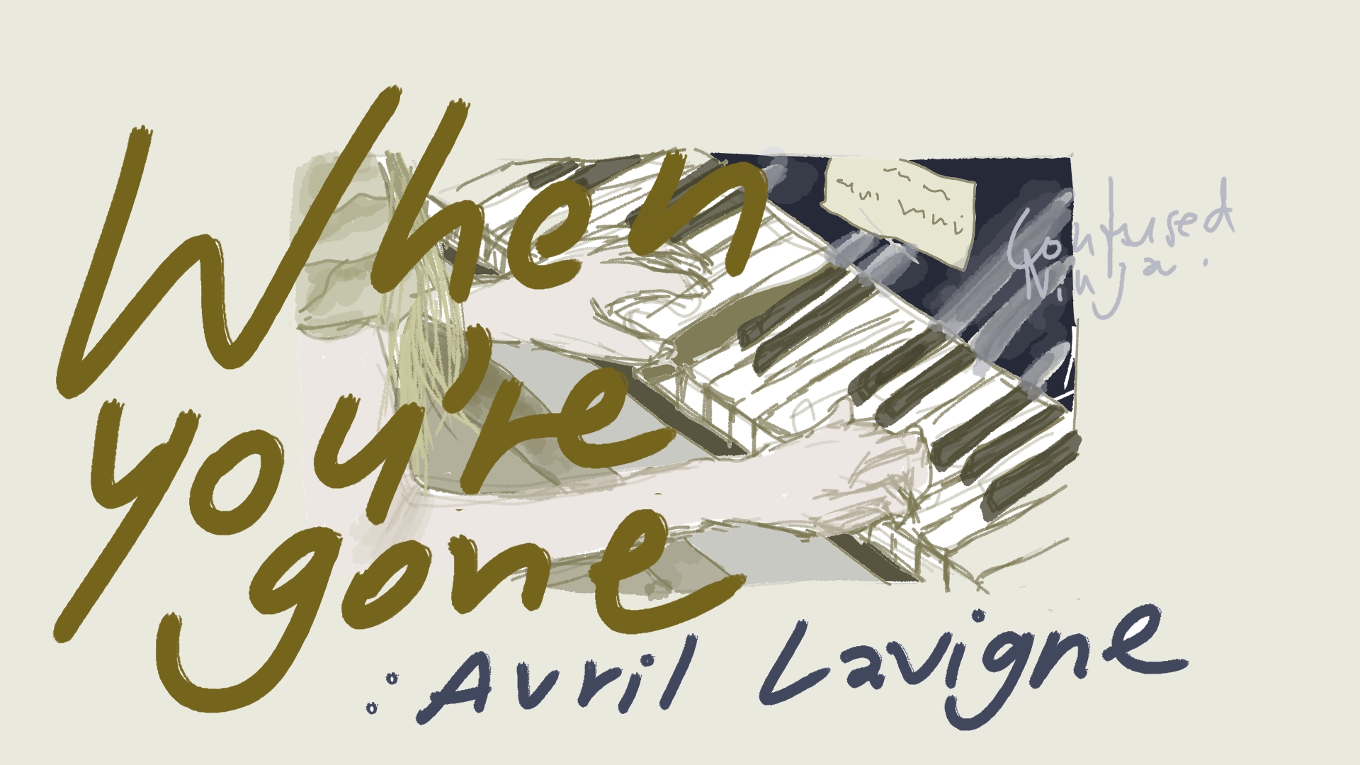 when-you-re-gone-avril-lavigne-drawing